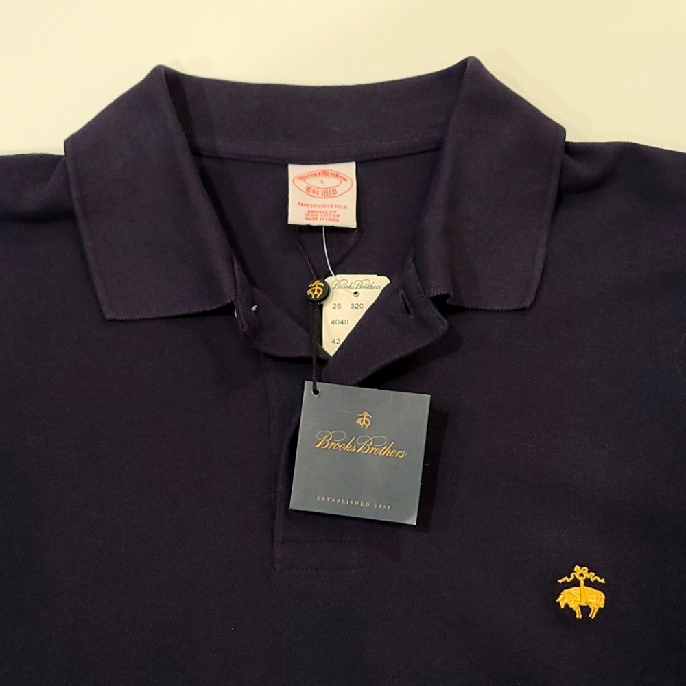 NWT Men's Brooks Brothers Golden Fleece Polo large